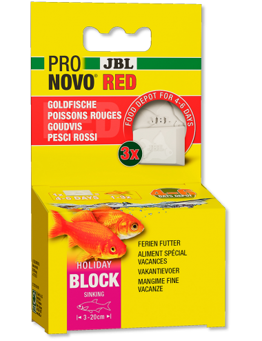 JBL - Pronovo Red Holiday - Prehranski blok za zlate ribice
