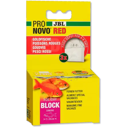 JBL - Pronovo Red Holiday - Futterblock für Goldfische JBL - Pronovo Red Holiday - Futterblock für Goldfische