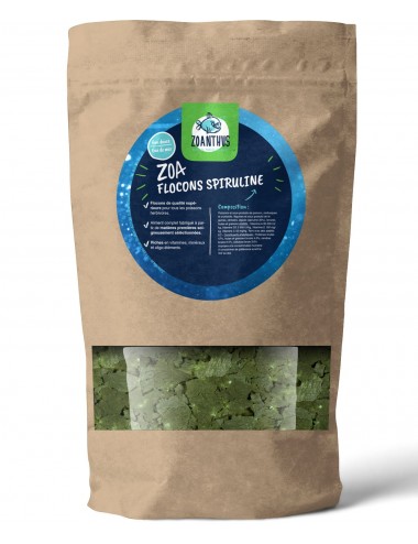 Zoanthus.fr - Spirulina-Flocken - 1l - Premium-Flocken für Fische