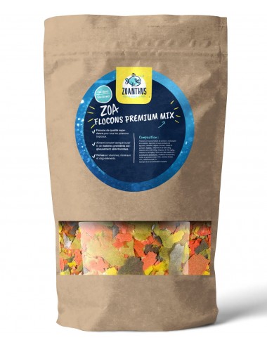 Zoanthus.fr - Premium Mix Flakes - 1000ml - Flocos Premium para peixes