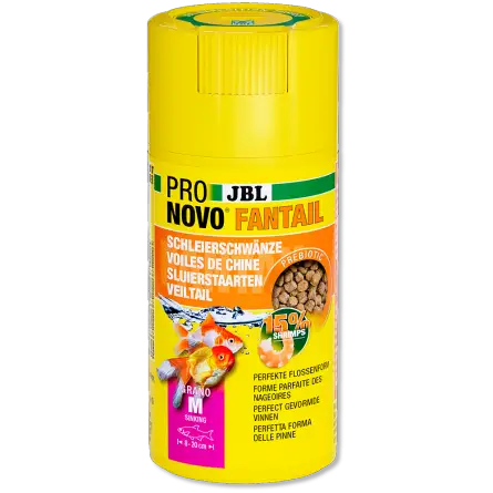 JBL - Pronovo Fantail Grano M - 250 ml - Gránulos para Velas de China JBL - Pronovo Fantail Grano M - 250 ml - Gránulos para Velas de China