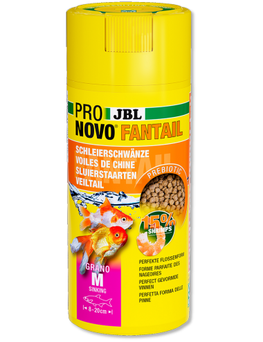 JBL - Pronovo Fantail Grano M - 250 ml - Korrels voor zeilen uit China