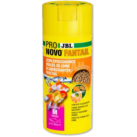 JBL - Pronovo Fantail Grano M - 250 ml - Granules for China Sails JBL - Pronovo Fantail Grano M - 250 ml - Granules for China Sails