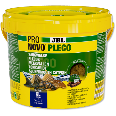 JBL - Pronovo Pleco wafer - XL - 5500 ml - Tablettes pour locaridés herbivores de 15 à 40 cm