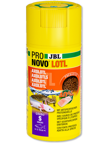 JBL NovoLotl M Aliment Complet pour Petit Axolotl - 150 g (250ml) :  : Animalerie