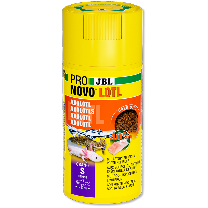 JBL - Pronovo NovoLotl S - 100ml - Aliment complet pour petits axolotls