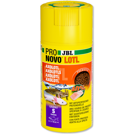 JBL - Pronovo NovoLotl S - 100ml - Aliment complet pour petits axolotls JBL - Pronovo NovoLotl S - 100ml - Aliment complet pour petits axolotls