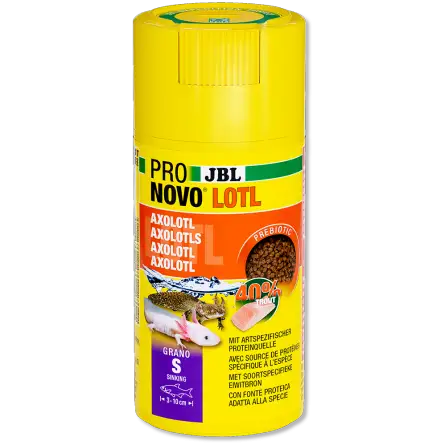 JBL - Pronovo NovoLotl S - 100ml - Kompletna hrana za male aksolotle JBL - Pronovo NovoLotl S - 100ml - Kompletna hrana za male aksolotle