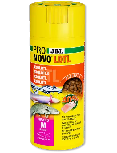 JBL - Pronovo NovoLotl M - 250ml - Aliment complet pour petits axolotls