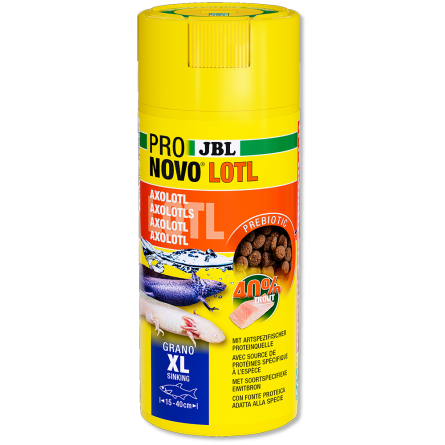 JBL - Pronovo NovoLotl XL - 250ml - Complete food for axolotls JBL - Pronovo NovoLotl XL - 250ml - Complete food for axolotls