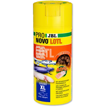 JBL - Pronovo NovoLotl XL - 250ml - Potpuna hrana za aksolotle JBL - Pronovo NovoLotl XL - 250ml - Potpuna hrana za aksolotle