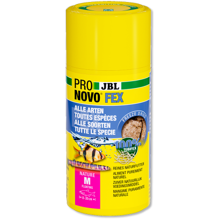 JBL - Pronovo Fex - 100ml - Tubifex lyophilisés pour poissons