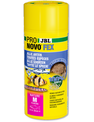 JBL - Pronovo Fex - 250ml - Liofilizirani Tubifex za ribe