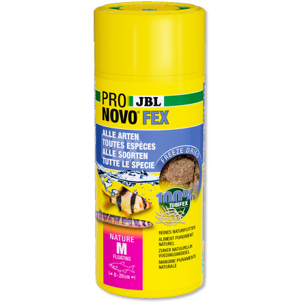 JBL - Pronovo Fex - 250ml - Tubifex lyophilisés pour poissons
