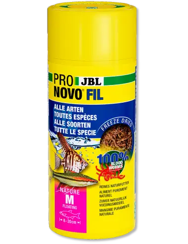 JBL - Pronovo Fil - 250ml - Liofilizirane ličinke crvenog komarca za ribe