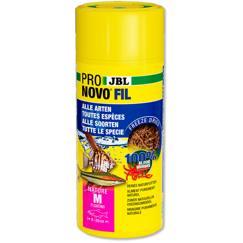 JBL - Pronovo Fil - 250ml - Larvas de mosquito rojo liofilizadas para peces