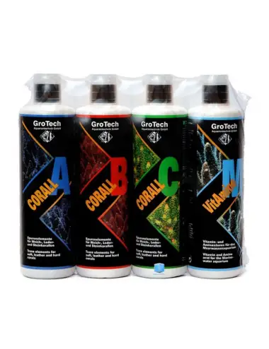 GROTECH - Corall A,B,C + VitAmino M 4x500ml Set