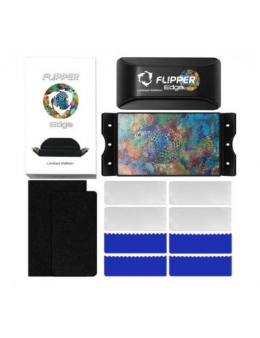 FLIPPER - Edge standard Limited Edition - 12 mm - Magnetic 2 in 1 aquarium cleaner