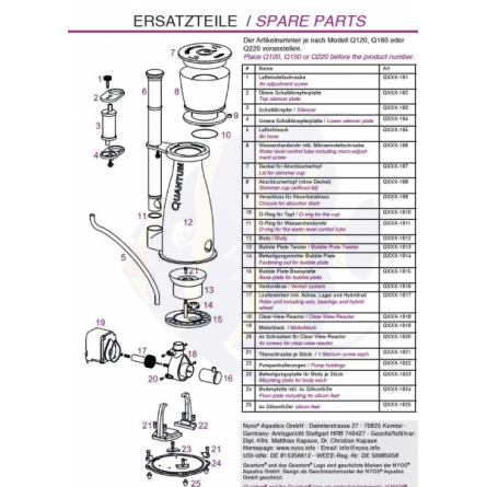 NYOS - Fixation de pompe pour Quantum 220 - réf : Q220-1022 NYOS - Fixation de pompe pour Quantum 220 - réf : Q220-1022