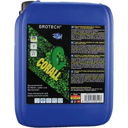 GROTECH - Corall C - 5000ml - Oligo-éléments pour aquarium GROTECH - Corall C - 5000ml - Oligo-éléments pour aquarium