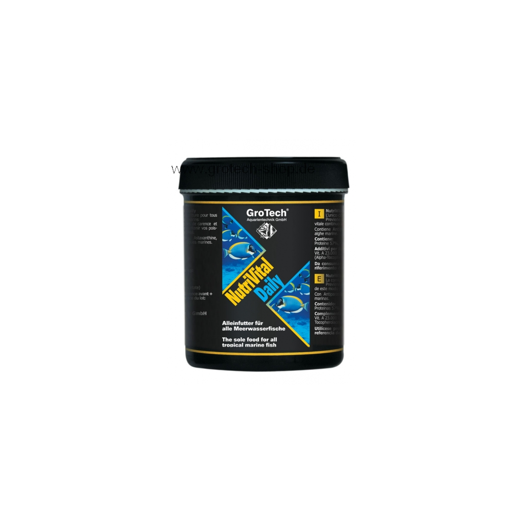 GROTECH - NutriVital Daily 2 - 6mm 580ml - Fischfutter