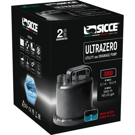 SICCE - Ultra Zero - Bomba de água 3000 l/h