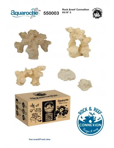 AQUAROCHE - Kit 3 Rock&Reef ConneXion