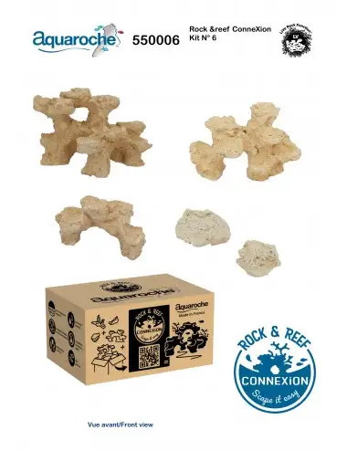 AQUAROCHE - Kit 6 Rock&Reef...