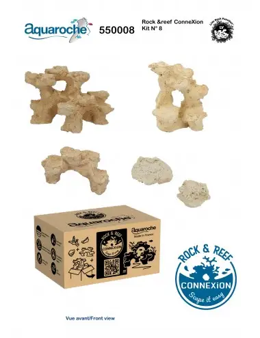 AQUAROCHE - Kit 8 Rock&Reef ConneXion