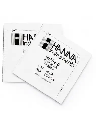 Hanna Instruments - Réactifs en poudre pour Checker cuivre (HI 702), 25 tests