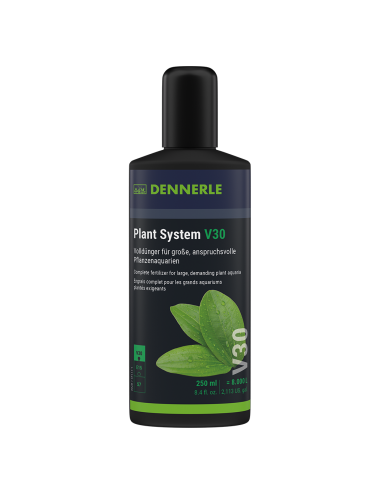 DENNERLE - Plant System V30 - 250 ml - Complete fertilizer for large aquariums