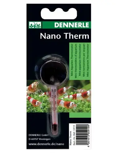 DENNERLE - Nano Therm - Mini Thermomètre d'Aquarium