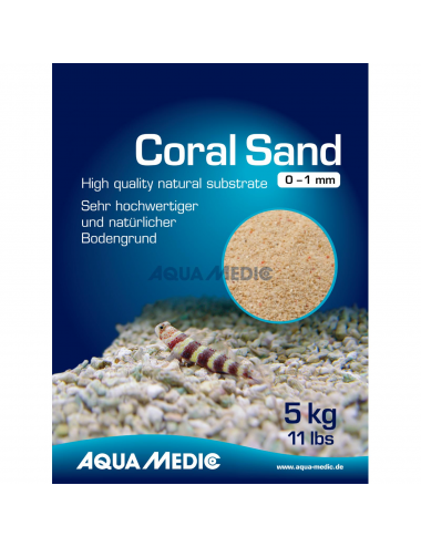 AQUA-MEDIC - Coral Sand - 2 - 5 mm - 10 kg sac
