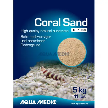 AQUA-MEDIC - Koraljni pijesak - 2 - 5 mm - vreća od 10 kg AQUA-MEDIC - Koraljni pijesak - 2 - 5 mm - vreća od 10 kg