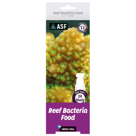 AQUARIUM SYSTEMS - Reef Shot Bacteria Food - 24 x 20ml AQUARIUM SYSTEMS - Reef Shot Bacteria Food - 24 x 20ml