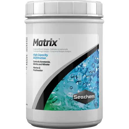 SEACHEM - Matrix 2L - Filtration biologique pour l'élimination des nitrates, des nitrites et de l'ammoniac SEACHEM - Matrix 2L - Filtration biologique pour l'élimination des nitrates, des nitrites et de l'ammoniac
