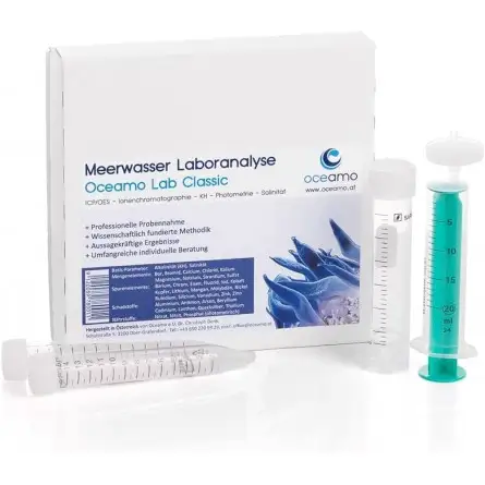 OCEAMO - ICP-OES - Analyse pour aquariums d'eau de mer OCEAMO - ICP-OES - Analyse pour aquariums d'eau de mer