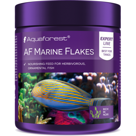 AQUAFOREST - AF Marine Flakes - 25g - Nourriture Flocons pour poissons