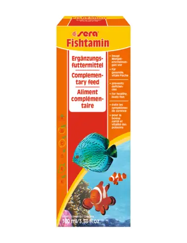 SERA - Fishtamin - 100ml - Complément alimentaire pour poissons