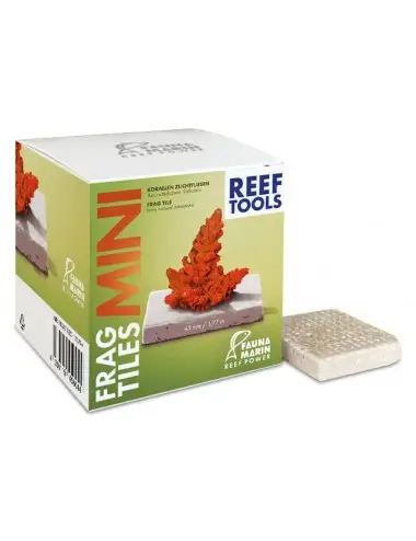 FAUNA MARIN - Mini Frag Tiles - 40 pcs - Support pour bouture