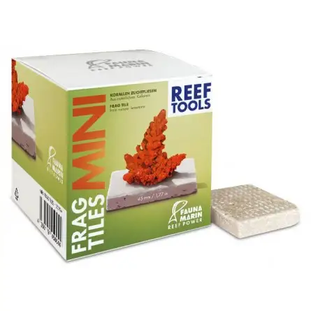 FAUNA MARIN - Mini Frag Tiles - 40 pcs - Support pour bouture FAUNA MARIN - Mini Frag Tiles - 40 pcs - Support pour bouture