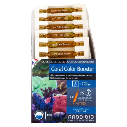 PRODIBIO - Coral Color Booster - 30 amps - Suppléments pour coloration des coraux PRODIBIO - Coral Color Booster - 30 amps - Suppléments pour coloration des coraux