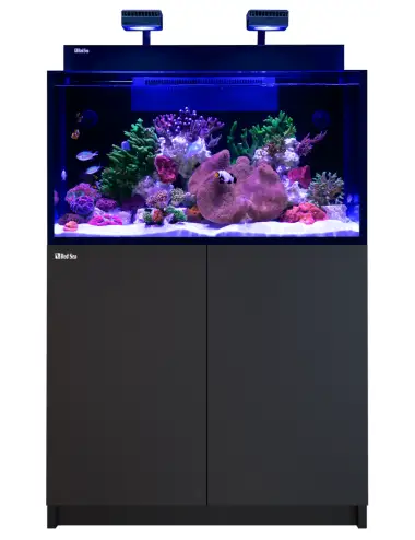 RED SEA - MAX NANO G2 XXL - 200 L - Schwarze Möbel - All-in-One-Aquarium