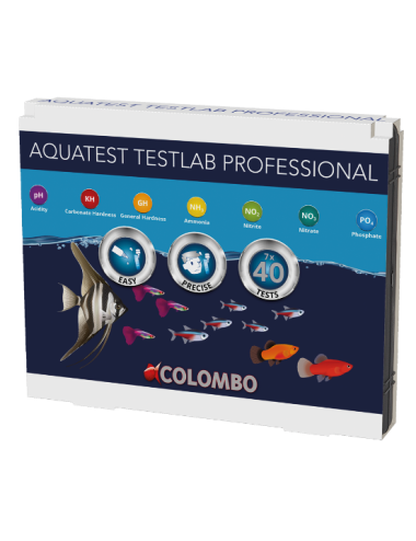 COLOMBO - TestLab Professional - Malette d'analyse avec 7 tests d'eau