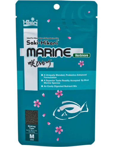 HIKARI - Saki-Hikari Marine Herbivore - 90g - Aliment enrichi en algues