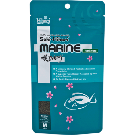 HIKARI - Saki-Hikari Marine Herbivore - 90g - Aliment enrichi en algues HIKARI - Saki-Hikari Marine Herbivore - 90g - Aliment enrichi en algues
