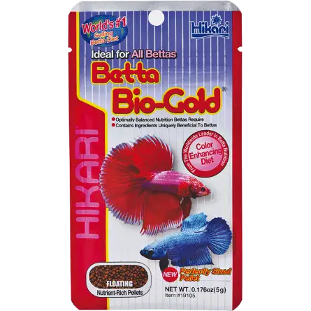 HIKARI - Betta-Bio Gold - 5g - Aliment pour Betta Splendens HIKARI - Betta-Bio Gold - 5g - Aliment pour Betta Splendens
