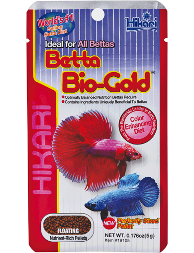 HIKARI - Betta-Bio Gold - 20g - Aliment pour Betta Splendens