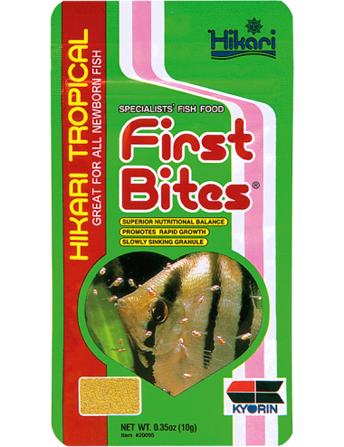 HIKARI - First Bites - 10g - Aliment pour Alevins