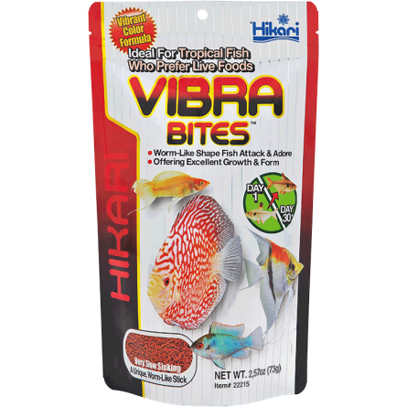HIKARI - Vibra Bites - 35g - Aliment en forme de larves HIKARI - Vibra Bites - 35g - Aliment en forme de larves